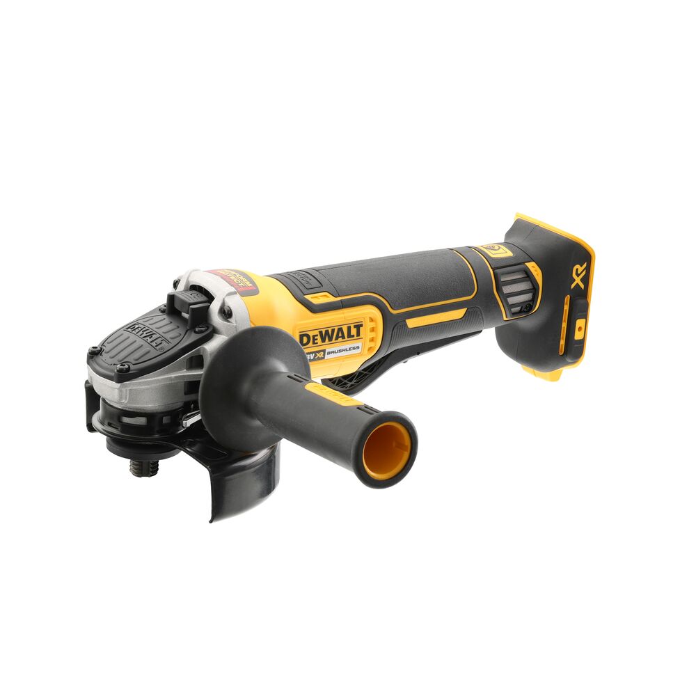 DeWalt DCG406N-XJ 18V XR Li-Ion Cordless Paddle Switch 125mm (5") Angle Grinder DeWalt DCG406N-XJ 18V XR Li-Ion Cordless Paddle Switch 125mm (5") Angle Grinder