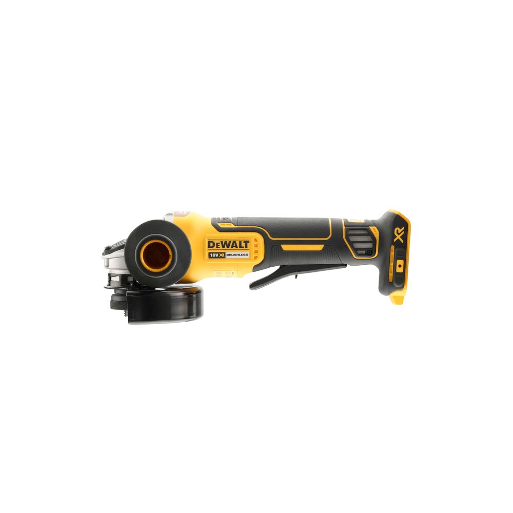 DeWalt DCG406N-XJ 18V XR Li-Ion Cordless Paddle Switch 125mm (5") Angle Grinder DeWalt DCG406N-XJ 18V XR Li-Ion Cordless Paddle Switch 125mm (5") Angle Grinder