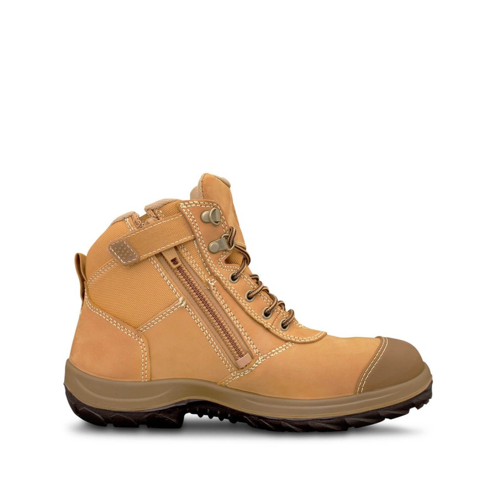 Oliver 34-662 Wheat Zip-Sided Ankle Safety Work Boots Oliver 34-662 Wheat Zip-Sided Ankle Safety Work Boots