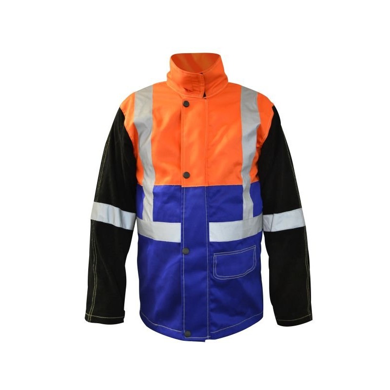 Maxisafe WHJ932 Arcguard Hi-Vis Fire Retardant Welding Jacket Maxisafe WHJ932 Arcguard Hi-Vis Fire Retardant Welding Jacket