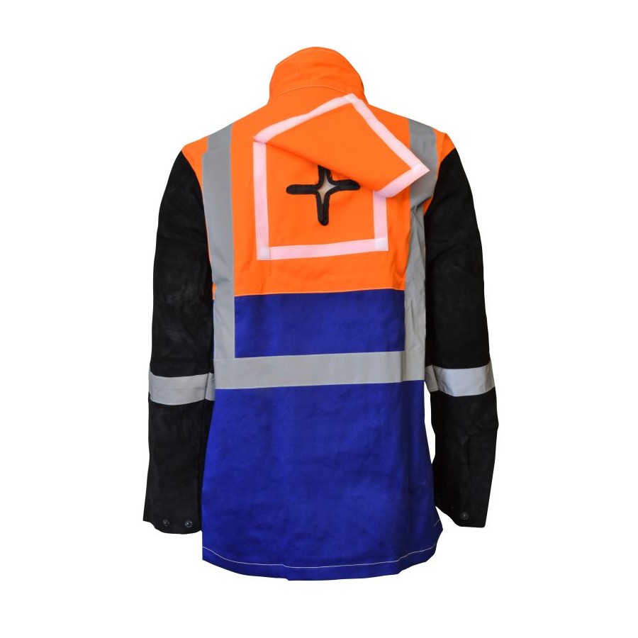 Maxisafe WHJ932 Arcguard Hi-Vis Fire Retardant Welding Jacket Maxisafe WHJ932 Arcguard Hi-Vis Fire Retardant Welding Jacket
