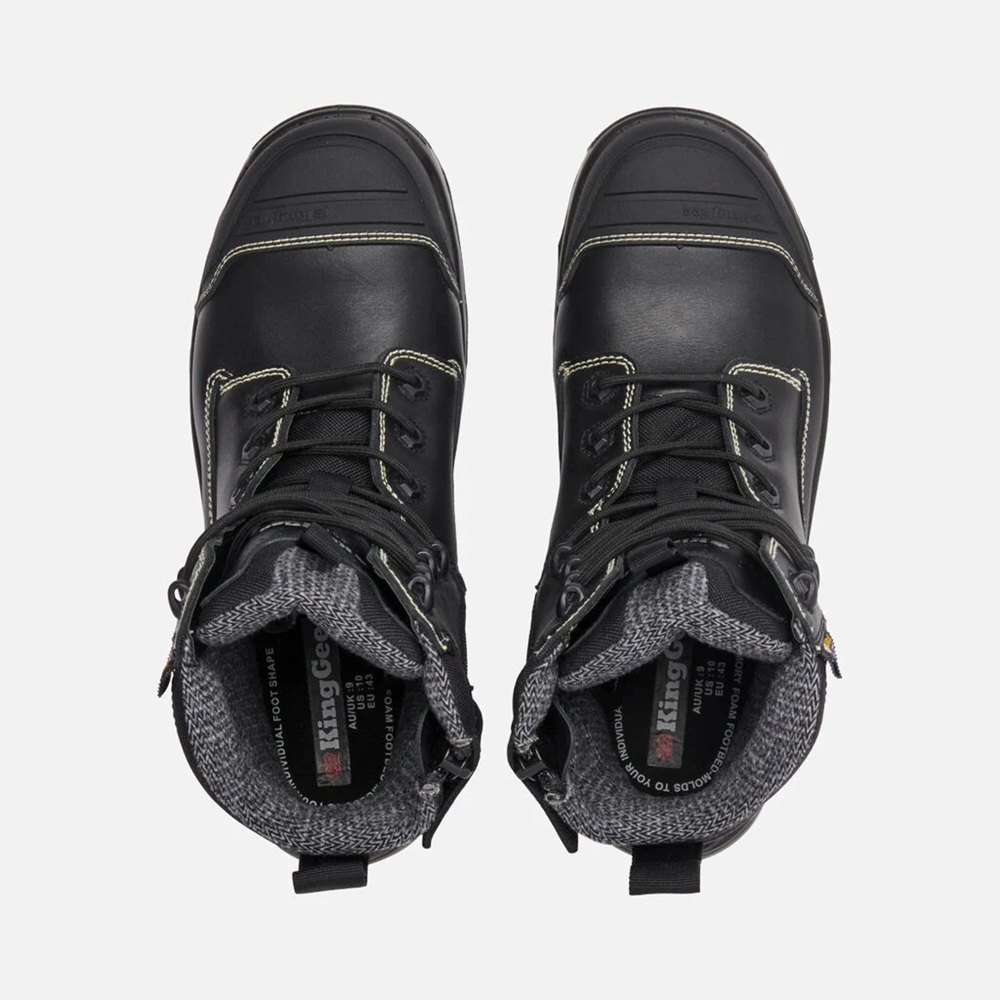 King Gee K27998 ONYX 6Z Puncture-Resistant Safety Work Boots (Black) King Gee K27998 ONYX 6Z Puncture-Resistant Safety Work Boots (Black)