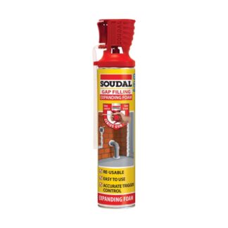 Soudal 130373 Genius Gun Gap Filling Expanding Foam 750mL