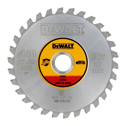 DeWalt DT1923-QZ Steel Cutting Circular Saw Blade 140mm 30T