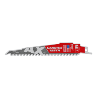 Milwaukee The AX Carbide 150mm Reciprocating Saw Blade 48005221