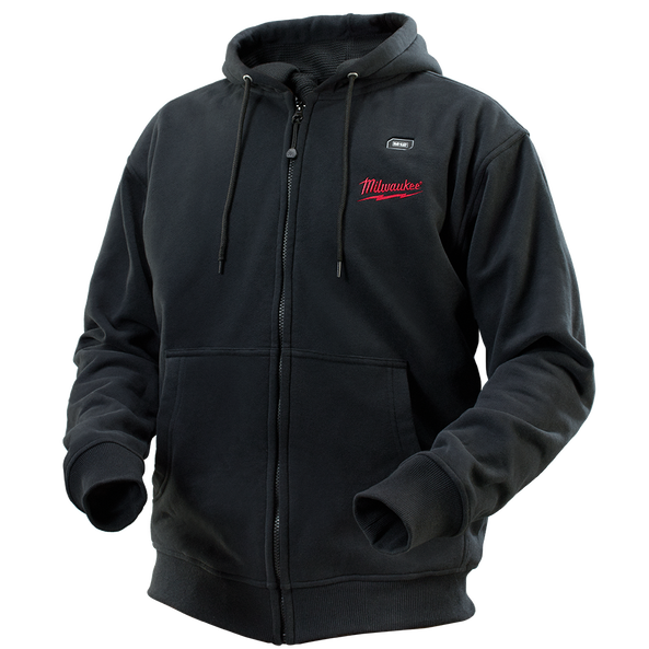 Milwaukee M12 Heated Zip Hoodie Black M12HHBLACK5-0 Milwaukee M12 Heated Zip Hoodie Black M12HHBLACK5-0