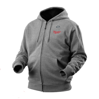 Milwaukee M12 Heated Zip Hoodie Grey M12HHGREY5-0