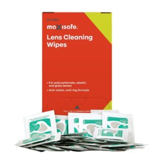 Maxisafe Anti-Fog Lens Cleaning Wipes 100-Pack