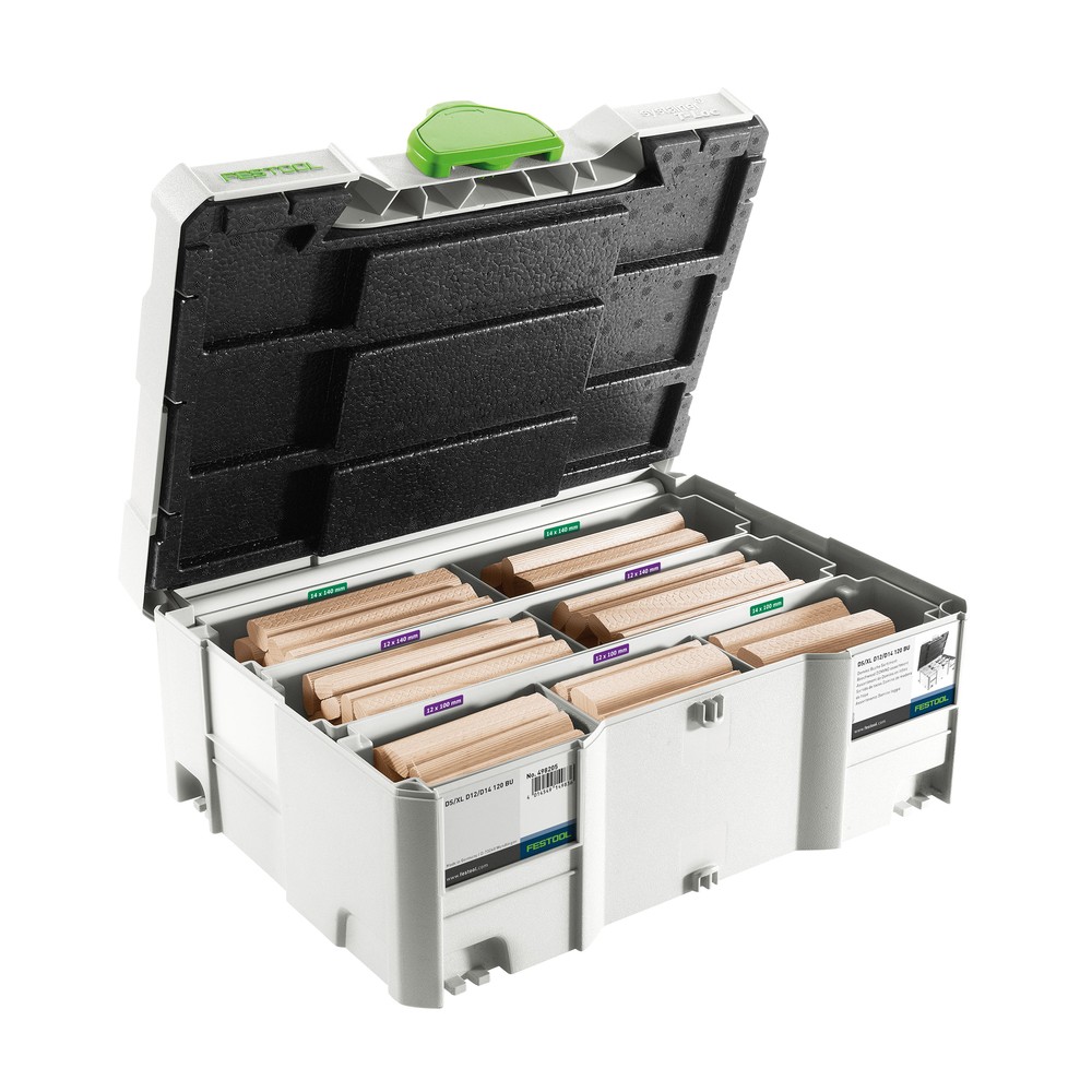 Festool Beech Tenon 12mm / 14mm Starter Systainer Set for DF 700 Festool Beech Tenon 12mm / 14mm Starter Systainer Set for DF 700