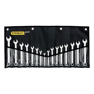 Stanley 16-Piece Metric & A/F Combination Spanner Set 89-542