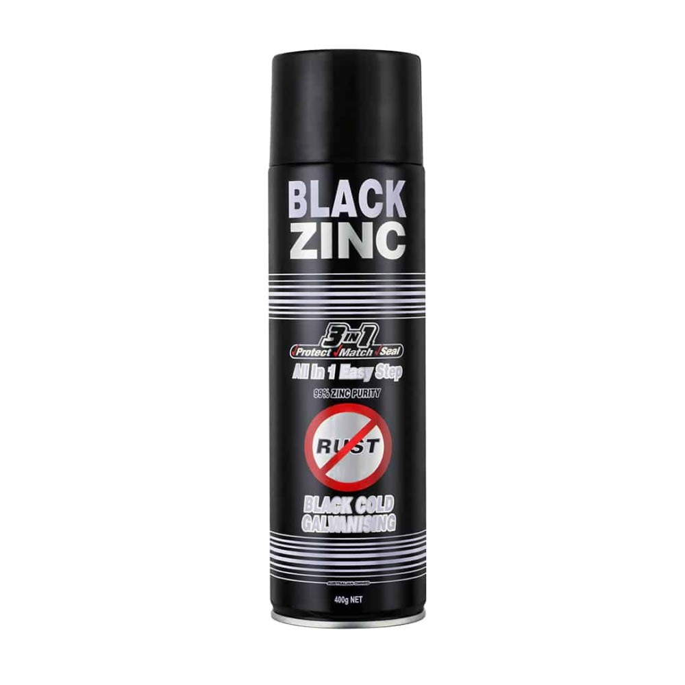 Silver Zinc Supplies Black Zinc Cold Galvanizing Spray 400g Silver Zinc Supplies Black Zinc Cold Galvanizing Spray 400g