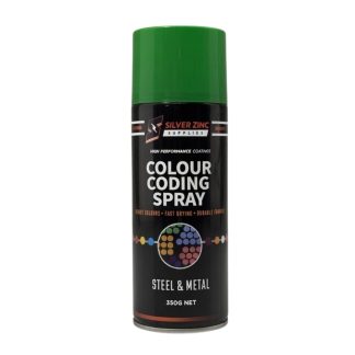 Silver Zinc Supplies Colour Coding Spray Paint Jade CCS-JDE-350