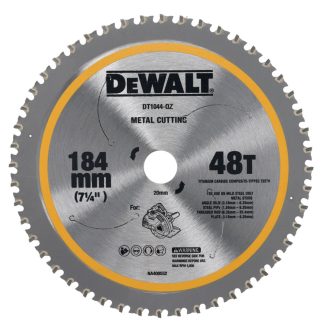 DeWalt 184mm 48T Metal Cutting Circular Saw Blade DT1044-QZ