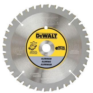 DeWalt 165mm 36T Aluminium Metal Cutting Saw Blade DW9152