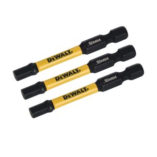 DeWalt FLEXTORQ® Impact Ready HEX5 Driver Bit 3-Pack DWAF2HX5IR3