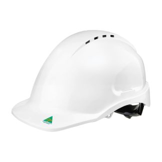 Maxisafe Ratchet Vented Hard Hat White HVR580-W