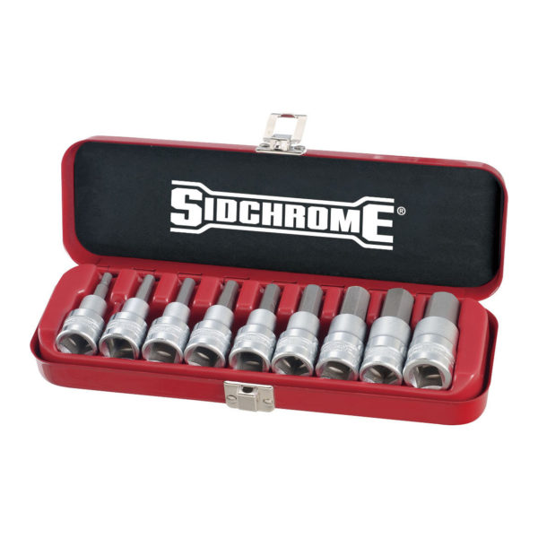 Sidchrome 9-Piece 1/2" Drive A/F In-Hex Socket Set SCMT14465 Sidchrome 9-Piece 1/2" Drive A/F In-Hex Socket Set SCMT14465