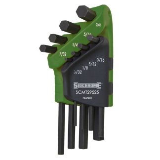 Sidchrome 8-Piece Imperial Hex Key Set SCMT29525