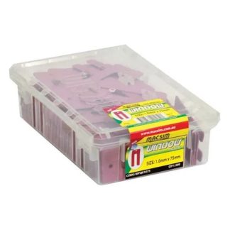 Macsim 1.0 x 75mm Window Packers 200-Pack WPQ01075