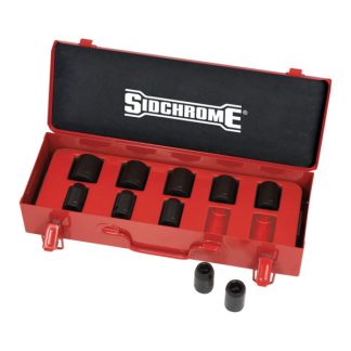 Sidchrome 10-Piece 1/2" Drive Imperial Impact Socket Set XS410T