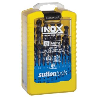 Sutton Tools 25-Piece Inox Jobber Drill Set D180SM3