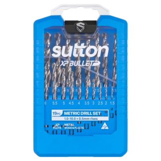 Sutton Tools 19-Piece XP Bullet Jobber Drill Set D220SM19