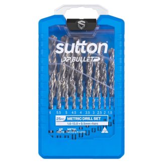 Sutton Tools 25-Piece XP Bullet Jobber Drill Set D220SM25
