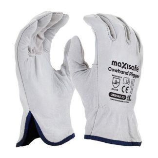 Maxisafe Natural Full-Grain Leather Rigger Gloves GRB140