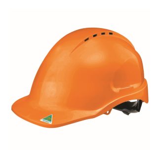 Maxisafe Ratchet Vented Hard Hat Orange HVR580-O