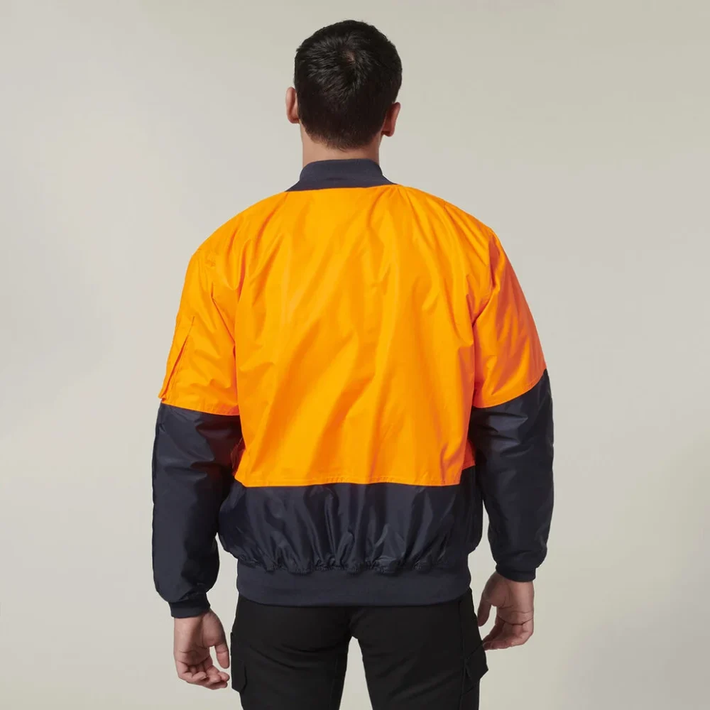 Hard Yakka Core Hi-Vis 2-Tone Waterproof Bomber Jacket Y06670 Hard Yakka Core Hi-Vis 2-Tone Waterproof Bomber Jacket Y06670 - Image 2