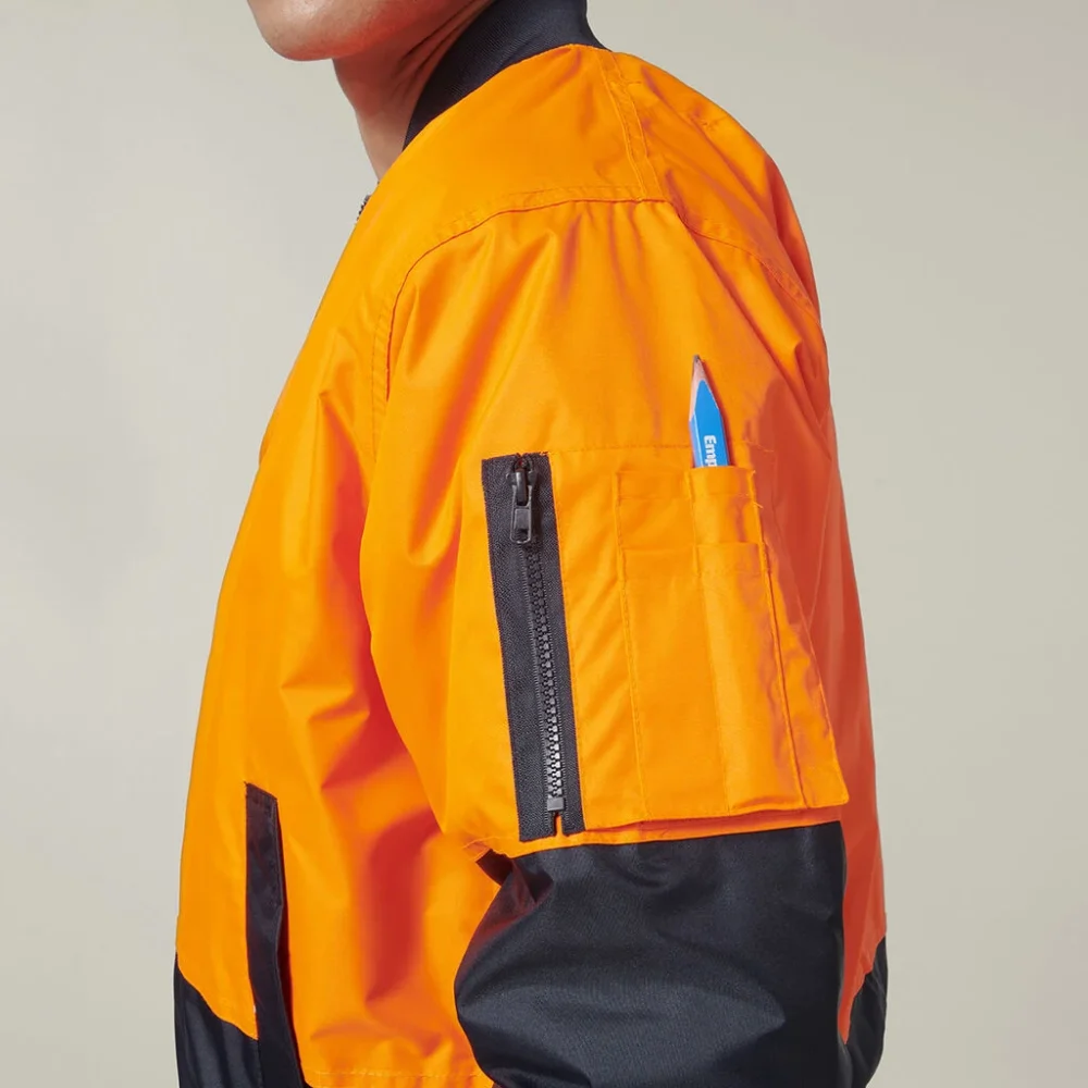 Hard Yakka Core Hi-Vis 2-Tone Waterproof Bomber Jacket Y06670 Hard Yakka Core Hi-Vis 2-Tone Waterproof Bomber Jacket Y06670 - Image 3