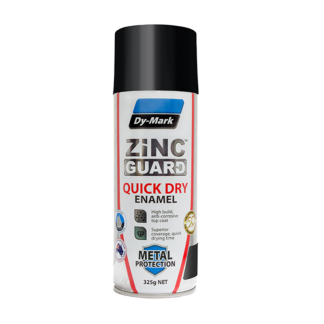 Dy-Mark Quick Dry Enamel Spray Paint Black Gloss 230932301