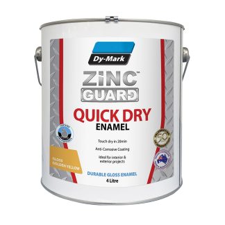 Dy-Mark Quick Dry Enamel Paint Golden Yellow 4L 23240405