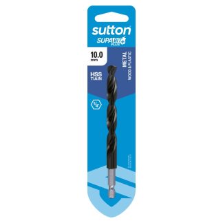 Sutton Tools SupaBit Plus HSS Nano Coated Drill Bit 10mm D221H1000