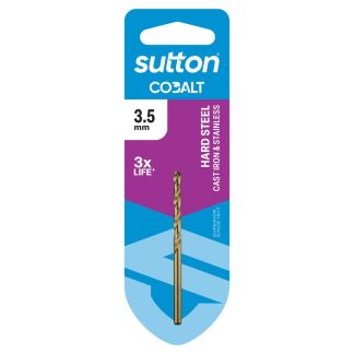 Sutton Heavy Duty Cobalt Jobber Drill 3.5mm D1080350