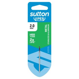 Sutton Viper Plus Jobber Drill Bit 2.0mm D1840200