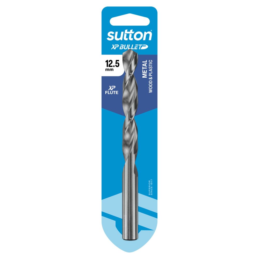 Sutton XP Bullet Jobber Drill Bit 12.5mm D220H1250 Sutton XP Bullet Jobber Drill Bit 12.5mm D220H1250