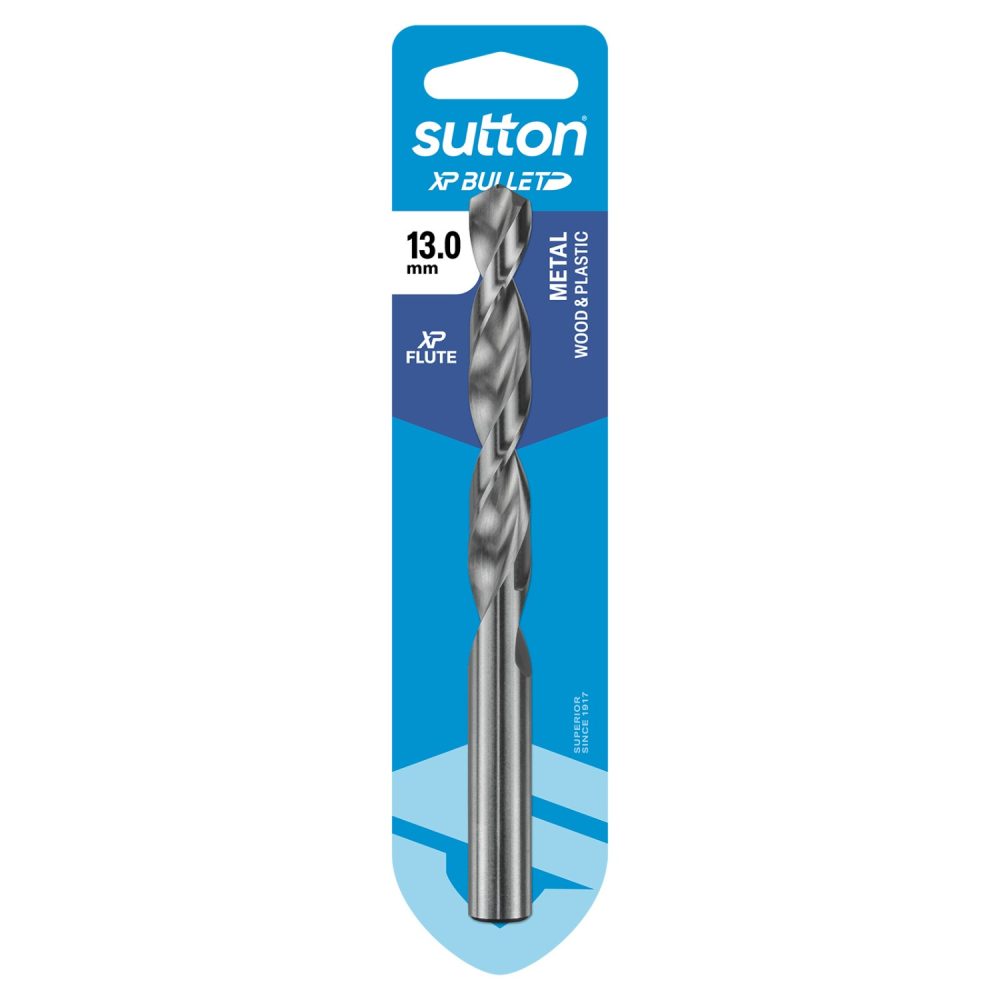 Sutton XP Bullet Jobber Drill Bit 13.0mm D220H1300 Sutton XP Bullet Jobber Drill Bit 13.0mm D220H1300