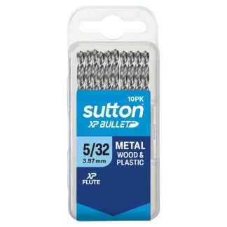 Sutton XP Bullet Jobber Drill Bit 5/32" 10-Pack D220T0397