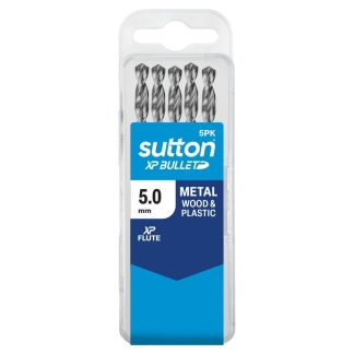 Sutton XP Bullet Jobber Drill Bit 5.0mm 5-Pack D220T0500