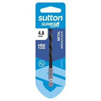 Sutton Tools SupaBit Plus HSS Nano Coated Drill Bit 4.8mm D221H0480