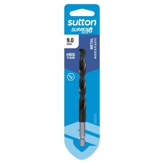 Sutton Tools SupaBit Plus HSS Nano Coated Drill Bit 9.0mm D221H0900