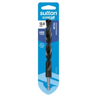 Sutton Tools SupaBit Plus HSS Nano Coated Drill Bit 13.0mm D221H1300