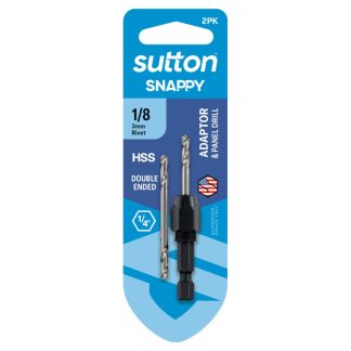 Sutton Snappy Adaptor & Panel Drill 1/8" D224H0318