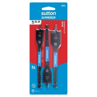 Sutton 3-Piece SupaBore Spade Bit Set D501SS3