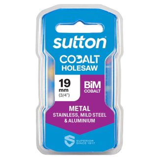 Sutton Bi-Metal Cobalt Holesaw 19mm H1250190
