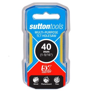 Sutton Tools TCT Multi-Purpose Holesaw 40mm H1270400