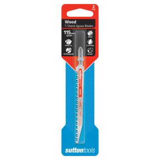 Sutton Euro Shank Jigsaw Blade Extra Fine Cut Wood 2-Pack H4411152