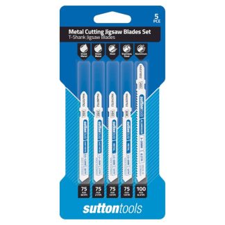 Sutton 5-Piece Euro Shank Jigsaw Blade Set H4920005