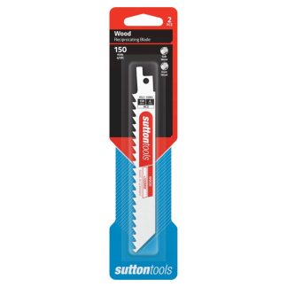 Sutton 150mm Reciprocating Saw Blade Wood 2-Pack H52115004